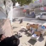 Medijski izvori: “Snimak koji dokumentuje prve trenutke masakra koji je počinila izraelska okupaciona vojska u blizini bolnice Emirata, zapadno od Rafaha.”